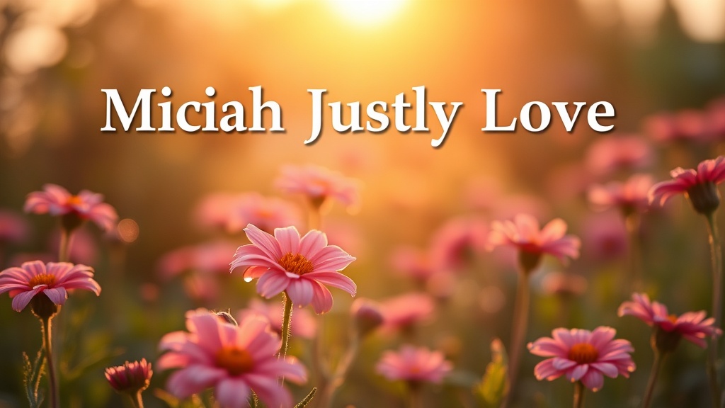 Micah 6:8: Act Justly, Love Mercy, Walk Humbly — A Deep Study