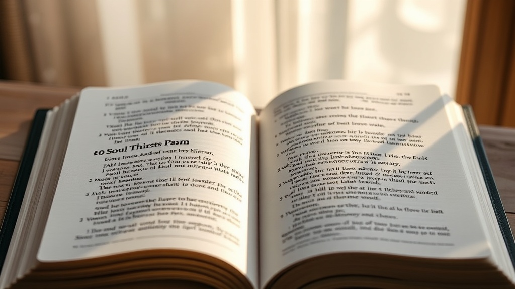 My Soul Thirsts for You God: Psalm 63 Devotional