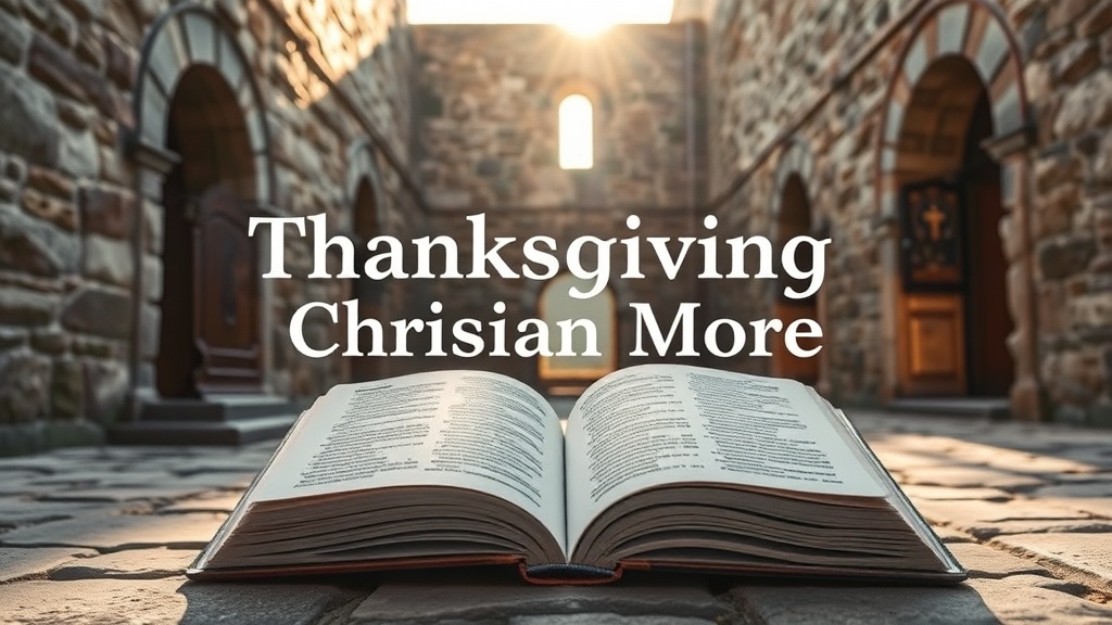 Thanksgiving as a Christian: More Than Turkey